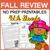 4th Grade Fall Review Packet