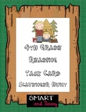 4th Grade Task Cards Fiction Reading Scavenger Hunt- TEKS 