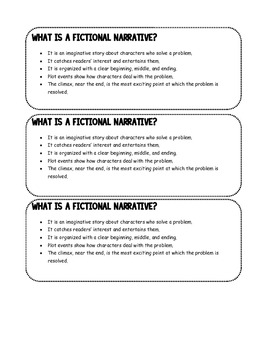 how to write a fictional narrative essay