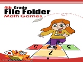4th Grade File Folder Math Games