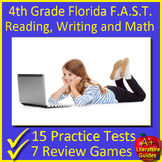 4th Grade Florida BEST PM3 Math Reading Writing Bundle Tes