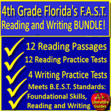 4th Grade Florida FAST PM3 Reading and Writing Tests Flori