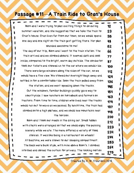 Preview of 4th Grade Fluency Passages with Comprehension Questions Set B (#11-20)