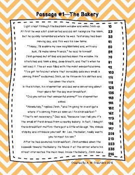 Preview of 4th Grade Fluency Passages with Comprehension Questions Sets A to C **BUNDLE**