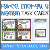 Force, Energy, and Motion Task Cards {Now Includes GOOGLE 