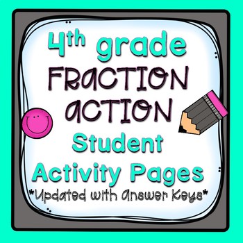 Preview of 4th Grade Fraction Student Activity Pages Aligned to STAAR