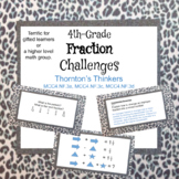 4th Grade Fraction Challenge