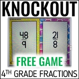 4th Grade Fraction Game - Converting Improper Fractions - 