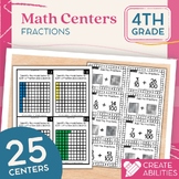 4th Grade Fraction Math Centers