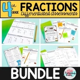 4th Grade Fractions Worksheets 4.NF Fraction Standards Per