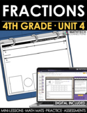 4th Grade Fractions (Add, Subtract, and Multiply) Guided M