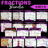 4th Grade Fractions BUNDLE | Comparing Fractions | Fractio