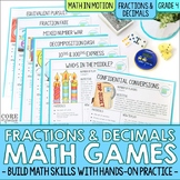 4th Grade Fractions & Decimals Math Games | Hands-On Learn