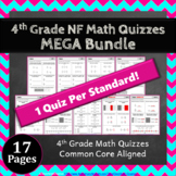 4th Grade Fractions Quizzes ★ Math Assessments for Common 