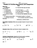 Fractions Test - Upper Elementary