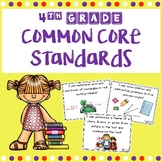 4th Grade Full Page Common Core I Can Statements With Pictures