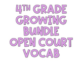 4th Grade UNITS 1-5 Open Court Vocabulary Resources