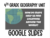4th Grade Geography, World Maps, Google Slides Lessons