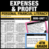 4th Grade Guided Math: Expenses & Profit - Lessons, Practi
