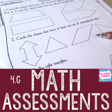 4th Grade Geometry Math Assessments