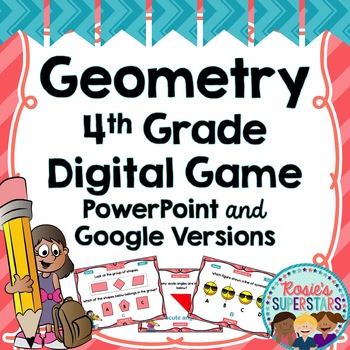 Preview of 4th Grade Geometry Prep Digital Game