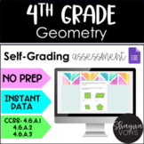 4th Grade Geometry Quiz for Google Forms™ - Self Grading G
