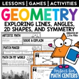 4th Grade Geometry Review | Lines, Angles, 2D Shapes, Symm