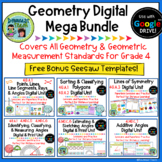 4th Grade Geometry and Geometric Measurement Digital Mega Bundle