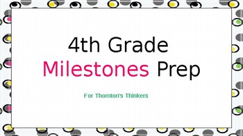 Preview of 4th Grade Georgia Milestones Prep ELA