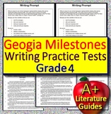 4th Grade Georgia Milestones Writing Practice Tests -  Pas