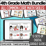 4th Grade Go Math Chapters 1 - 13 Digital Resource Google 