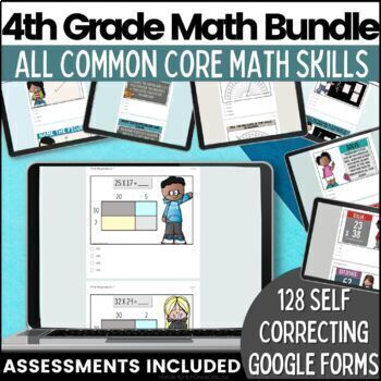 Preview of 4th Grade Go Math Review Chapters 1-13 Digital Resource Bundle 50% OFF