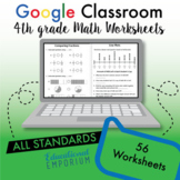 4th Grade Math Worksheets ⭐ Digital Google Classroom, Dist