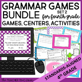 4th Grade Grammar Games Bundle Set 2 - 4th Grade Grammar C