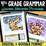 4th Grade Winter Themed Grammar Digital Worksheets Activit