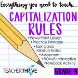 4th Grade Grammar Unit: Capitalization Rules