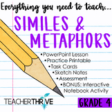 4th Grade Grammar Unit: Similes and Metaphors