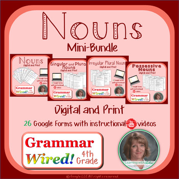 Preview of 4th Grade Grammar Wired! Nouns: Mini-bundle
