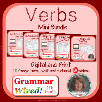 Preview of 4th Grade Grammar Wired! Verbs: Mini-bundle