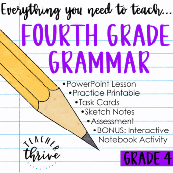 Preview of 4th Grade Grammar and Language Bundle