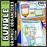 Reading Comprehension Graphic Organizers Bundle Fiction an