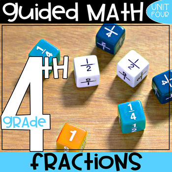 Preview of 4th Grade Guided Math - Fractions