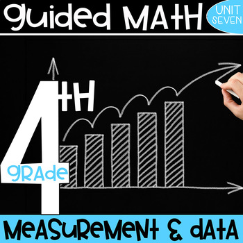 Preview of 4th Grade Guided Math - Measurement and Data