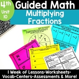 4th Grade Multiplying Fractions Worksheets Activities Word