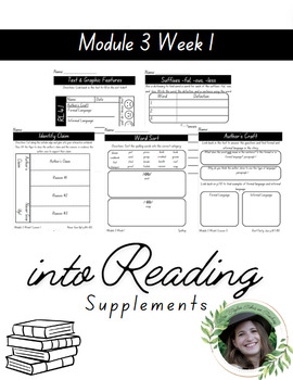 Preview of 4th Grade HMH Into Reading Module 3 Week 1 Supplements