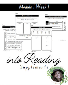 Preview of 4th Grade HMH Into Reading Module 1 Week 1 Supplements