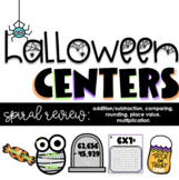 4th Grade Halloween Math Centers