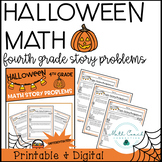 4th Grade Halloween Math Story Problems