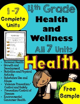 Preview of 4th Grade Health FREE / Sample