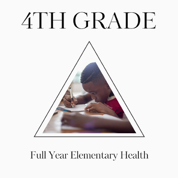 Preview of 4th Grade Health Worksheets for Print and Online: Full Year Curriculum!
